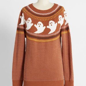 NWOT Modcloth You've Been Ghosted Sweater